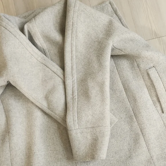 J. Crew Light Gray Trench Coat - Picture 5 of 5